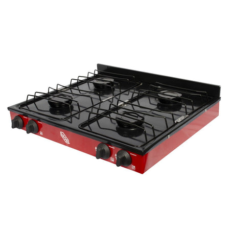 Parrilla IUSA 4 quemadores color rojo 604979