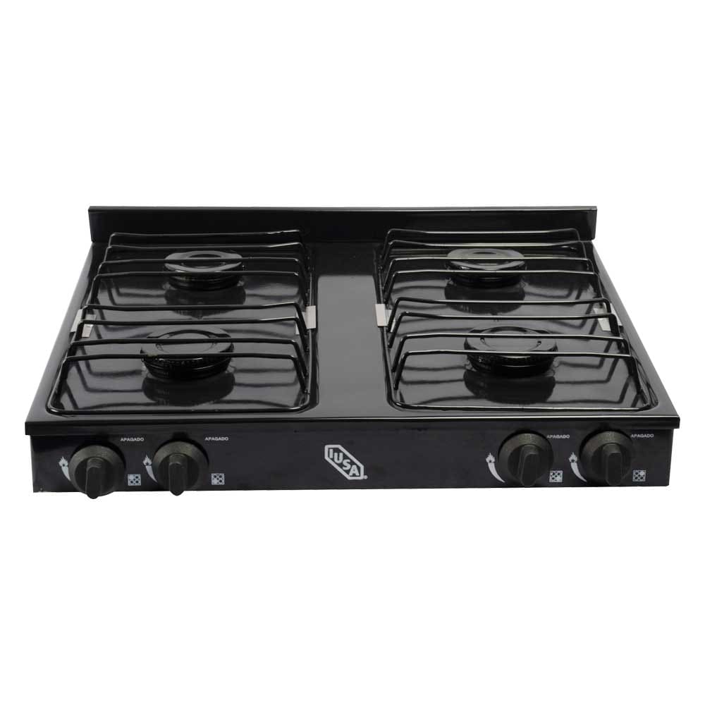 Parrilla IUSA 4 quemadores color negro 604980