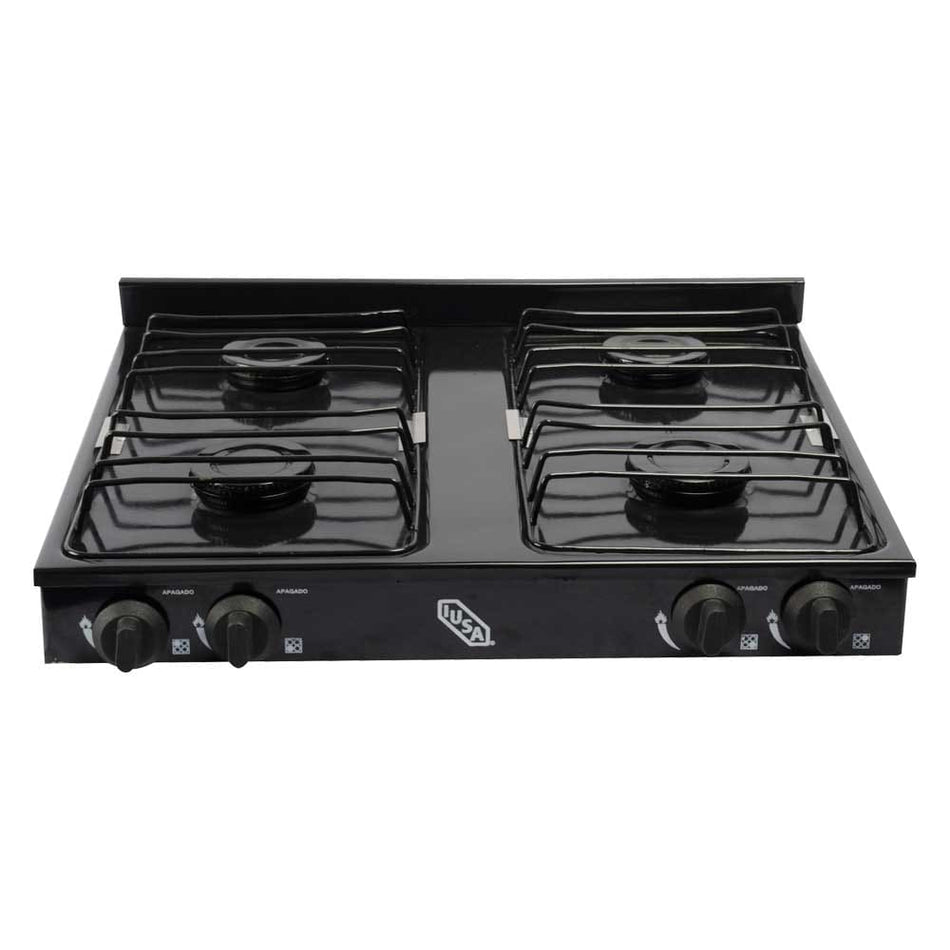 Parrilla IUSA 4 quemadores color negro 604980