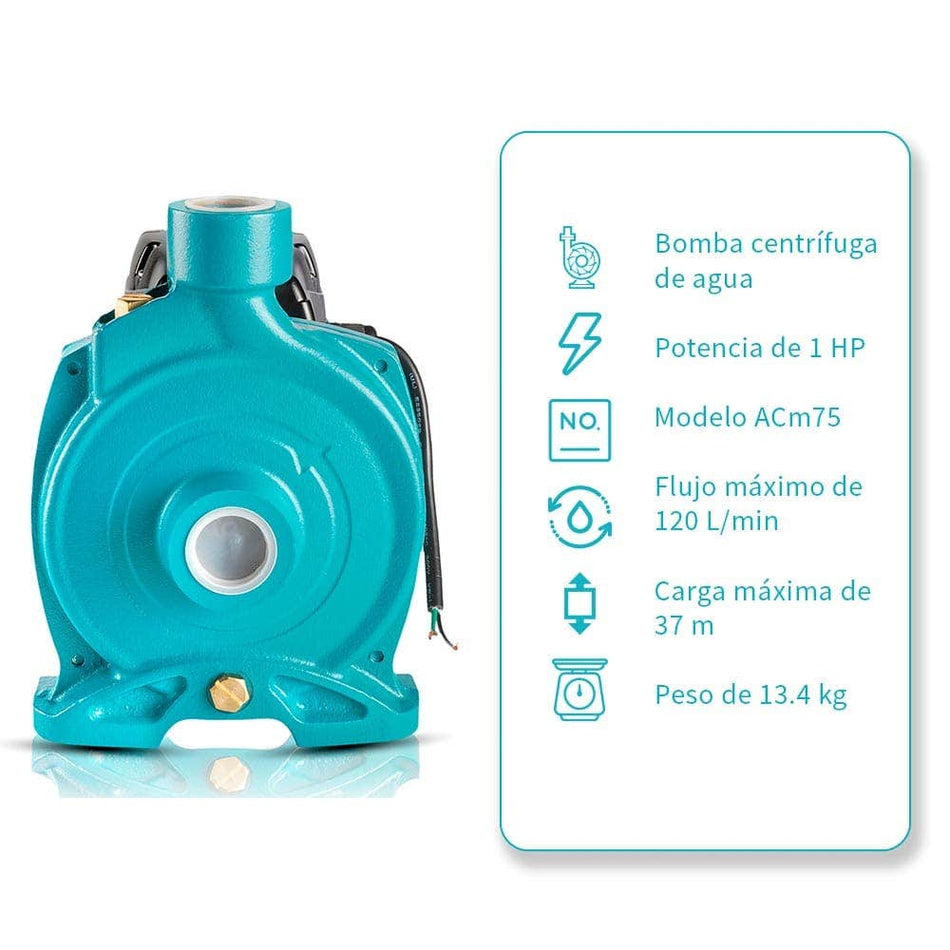 Bomba centrífuga IUSA 1HP ACm75 - Vista 1