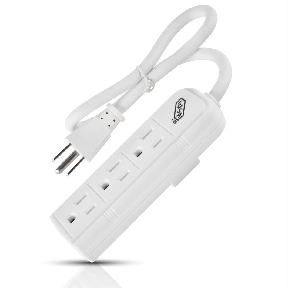 Multicontacto IUSA MUL-3B 3 entradas blanco 616622