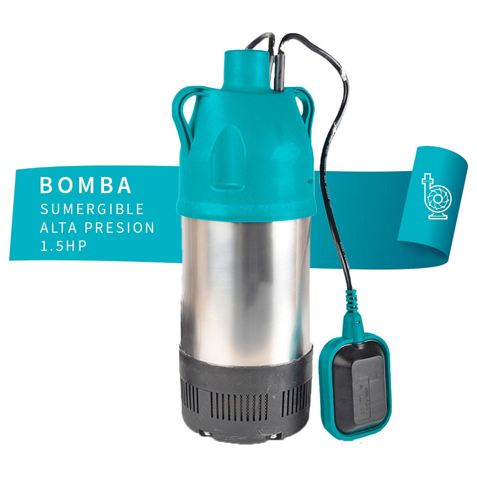 Bomba sumergible IUSA 1.5HP acero inoxidable alta presión - Vista 1