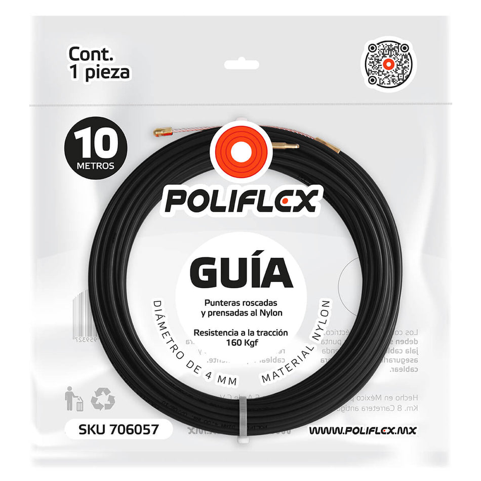 Guía Plástica Poliflex 10m — Vista principal — POLIFLEX