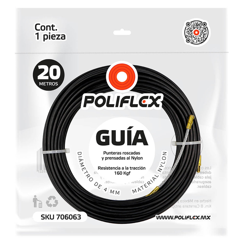 Guía Plástica Poliflex 20m — Vista principal — POLIFLEX