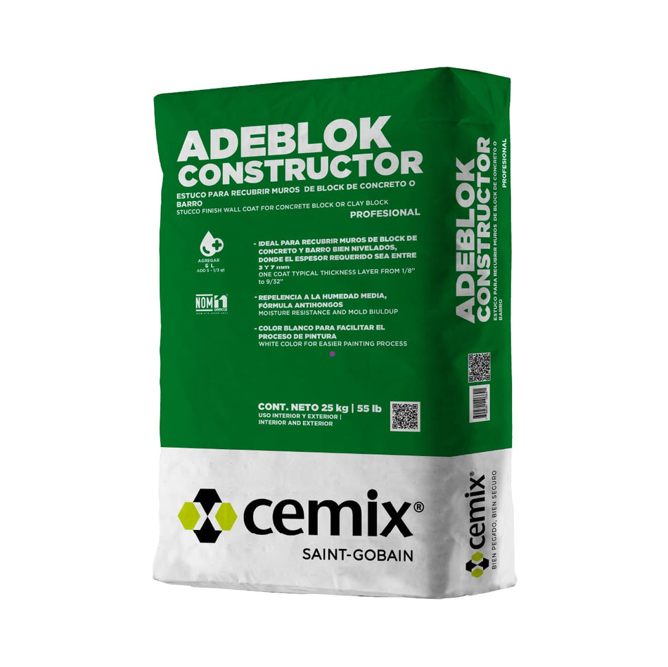 Adeblok Constructor Blanco 40kg - CEMIX