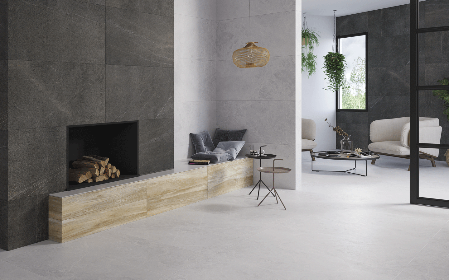 BRASIL GRIS 61X122 - Ambiente Vitromex