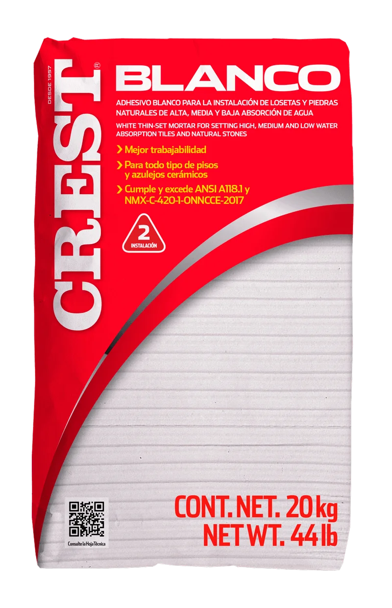 Adhesivo Crest Blanco 20 kg — CREST