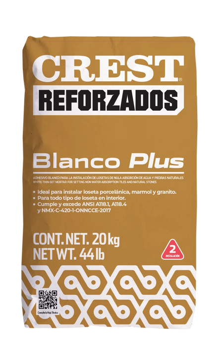 Adhesivo Crest Blanco Plus 20 kg — CREST