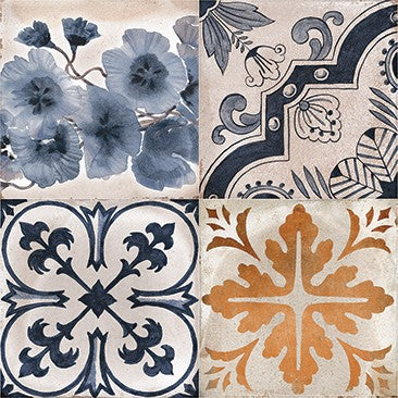 Piso Cotto Malva Azul 33×33 cm — LAMOSA