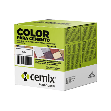 Cemencrom Celeste 1kg - Pigmento para cemento CEMIX