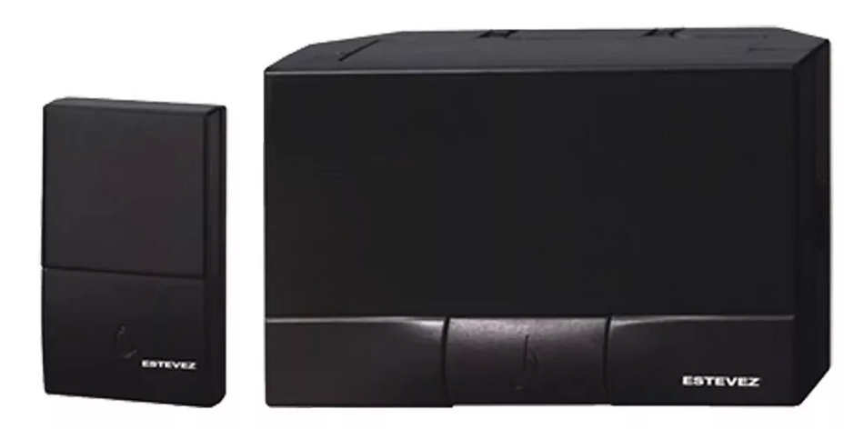 Timbre Inalámbrico Estevez Negro 100M Ea6175