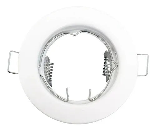 Base Empotrable para Spot MR16 Fija Color Blanco