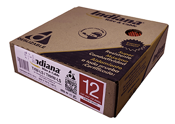 Cable De Cobre Pvc 12 Awg Rojo Ec2406R