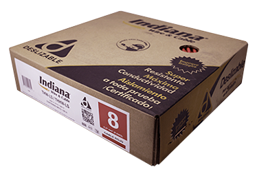 Cable De Cobre Pvc 8 Awg Rojo Ec2408R