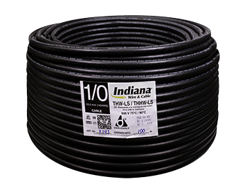 Cable De Cobre Pvc 1/0 Awg Negro Ec2412
