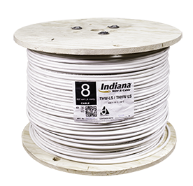 Cable De Cobre Pvc 8 Awg Blanco Ec2419B (500 Metros)