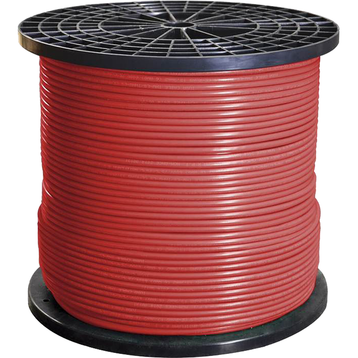 Cable Thw-08 Carrete 500 Mts Rojo Thw-Ls Ec2480 (500 Metros)