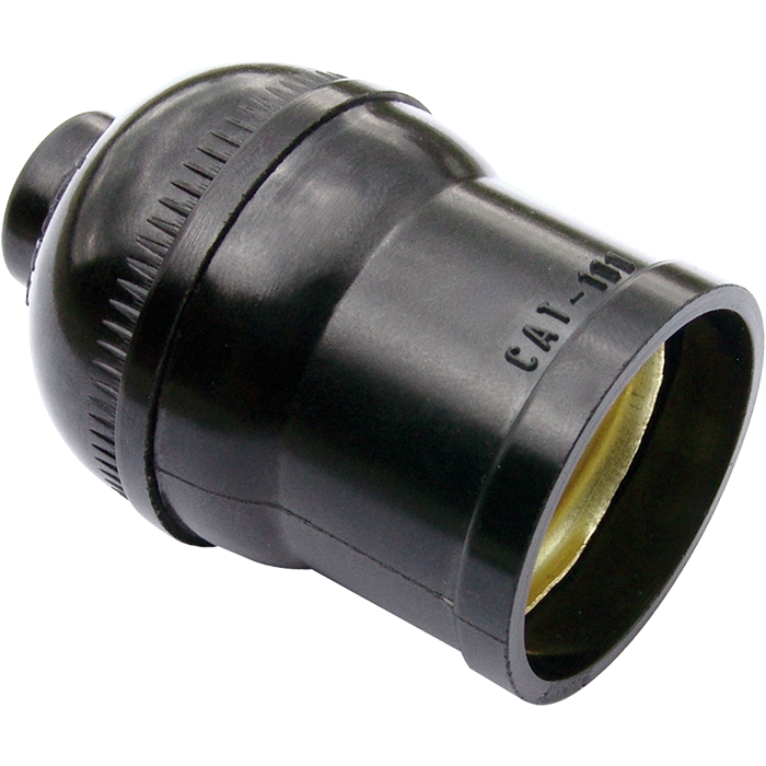 Portalámpara De Baquelita Sencillo Sin Rosca 660W 127V Modelo 310744