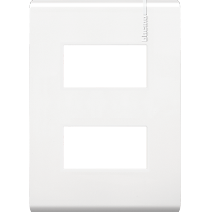 Placa 3 Módulos Modus Pro Blanco Ec4115