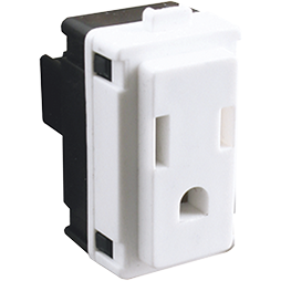 Toma de corriente 2P+T Blanco Marisio Mwd130097831 15A 127V