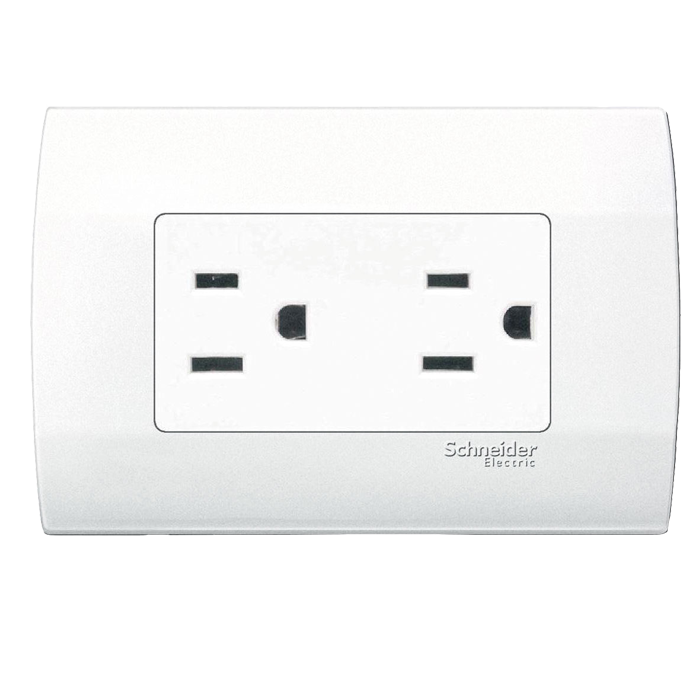 Contacto Dúplex Con Placa Blanco 15A 127V Marisio Ec7060