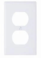 Placa De Urea Para Contacto Dúplex Color Blanco Ec7704