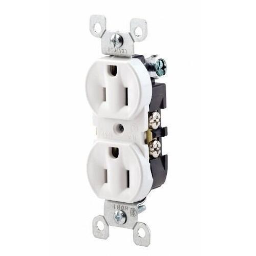Receptáculo Residencial 15A-125V Color Blanco Leviton Ec7717