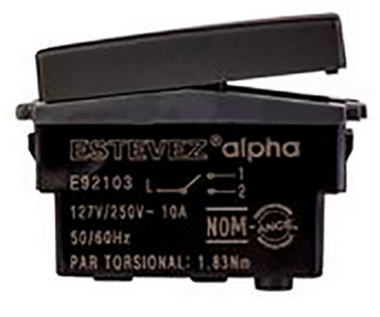 Apagador De Escalera Sin Piloto Línea Alpha Negro Ec9717