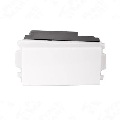 Apagador Sencillo Estevez 1 Módulo Alpha Blanco Ec9780