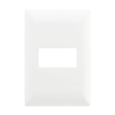 Placa 1 Módulo Estevez Alpha Blanco Ec9791