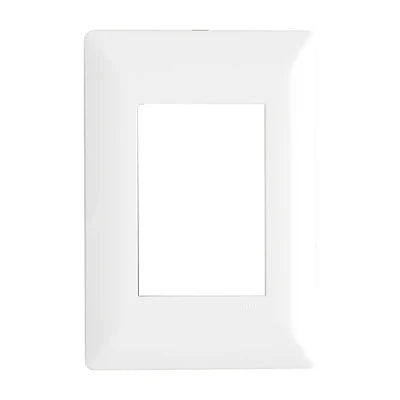 Placa 3 Módulos Estevez Alpha Blanco Ec9793