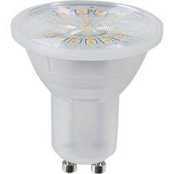 Foco Reflector LED GU10 de 3W Luz Cálida 3000K Multi-Voltaje, ED5159