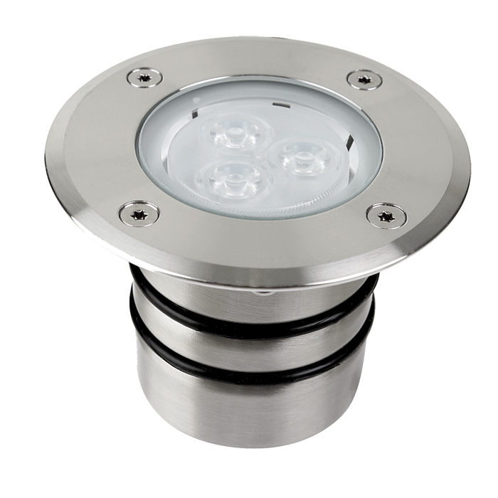 Lámpara Led Sumergible Rgb Dijon Con Acabado Satinado 3W H-520/3W/Rgb Tecnolite Ed5676