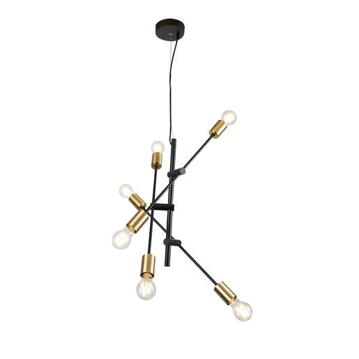 Lampara Interior Colgante Neg Mate S/L 8.5W E27(X6) Sestus Ed6227