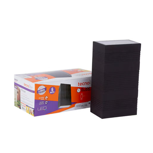 Arbotante de Pared Rawenna Negro 6W 4000K Hled-841