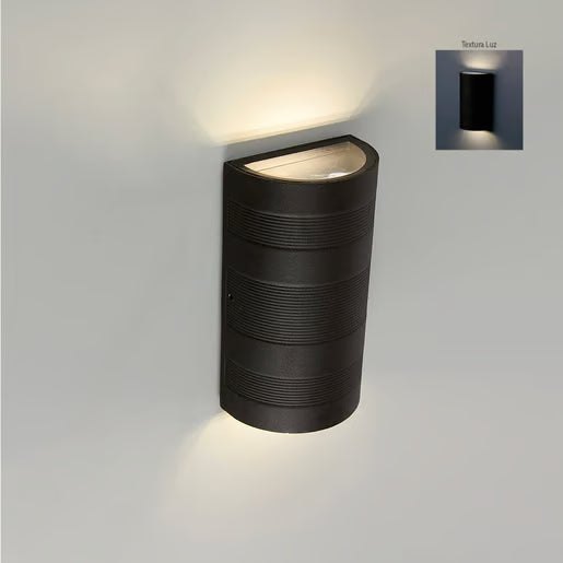 Lámpara de Pared Ravenne Negro 6W 4000K Hled-840