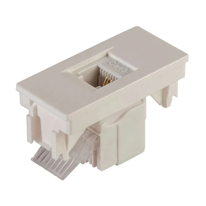 Toma Telef 4H Rj11 Unno Blanc N1117-Bl EG1975