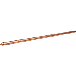 Varilla de cobre para tierra 5/8 1Mt