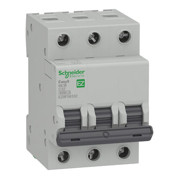 Interruptor Termomagnetico Easy9 3X32A C 6Ka (12535)(12783) Ez9F56332