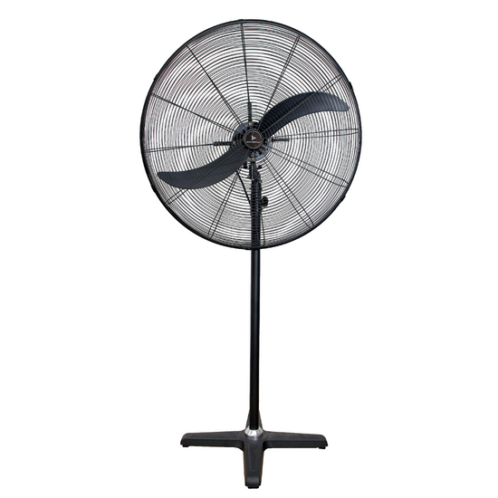 Ventilador De Pedestal 30 Pulgadas Negro Huracán P Para Interiores Ev1035