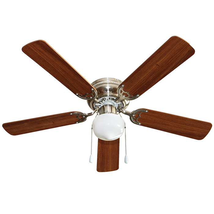 Ventilador De Techo Benelux Santorini 42Pulg 5 Aspas Mdf Café Ev1079