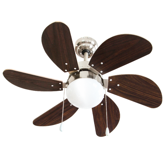 Ventilador De Techo Benelux Ixtapa 30Pulg 6 Aspas Mdf Chocolate Ev1083
