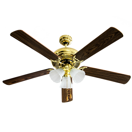 Ventilador Decorativo Benelux Magdalena 52Pulg 5 Aspas Mdf Madera Ev1084