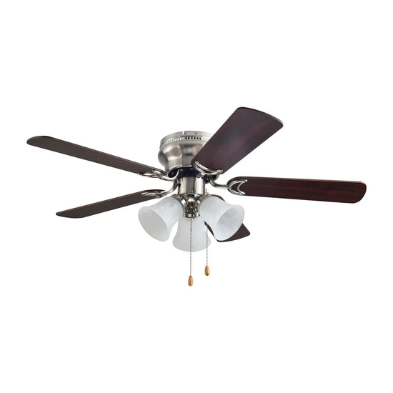 Ventilador Salem Niquel 42 Con Luz 72880