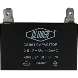 Capacitor para Ventilador Eléctrico 2.5 uF 440V, EV1617