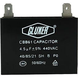 Capacitor para Motor Ventilador 4.5 uF 440V, EV1623