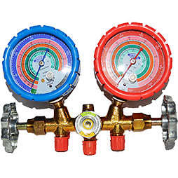 Manifold de Refrigeración Multigas R22 R12 R134a, EV1631