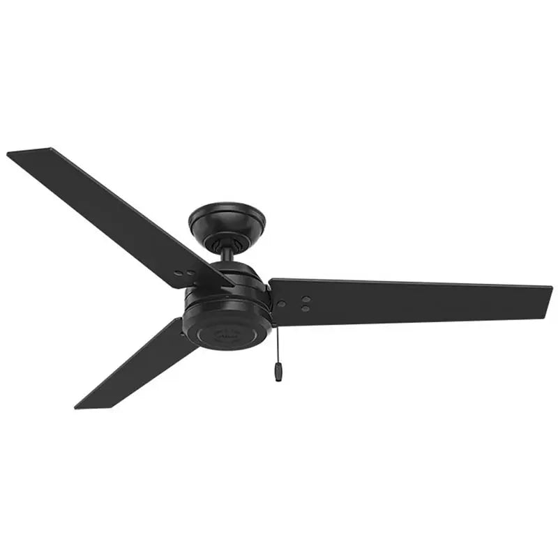 Ventilador Cassius-Matte Black 52 3 Aspas Reversibles Int/Ext 59264