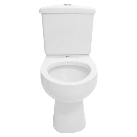 Sanitario Goya Blanco CATO — vista frontal sin asiento
