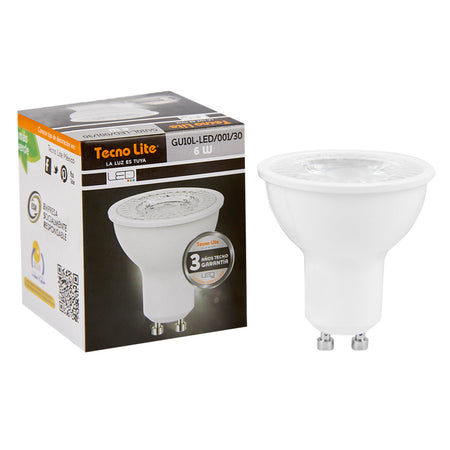 Pyxies IV - Foco LED GU10 6W 3000K - Vista principal